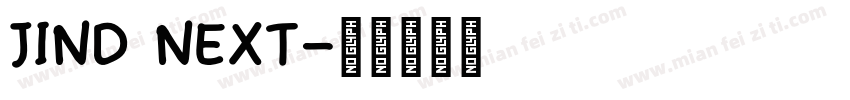 JIND NEXT字体转换